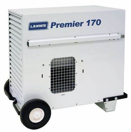 Un radiateur blanc avec roues sur fond blanc.