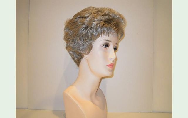 Parrucca Dea Olimpica Con Acconciatura Updo - Capelli Biondi Sintetici Stile Grecia