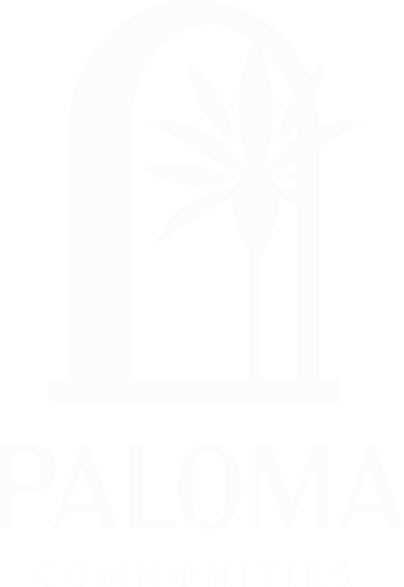 Paloma Communities logo - white