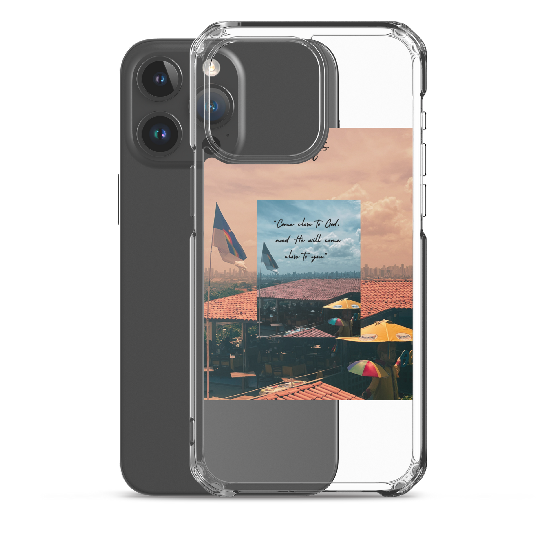 Spiritual Clear phone case Iphone 15