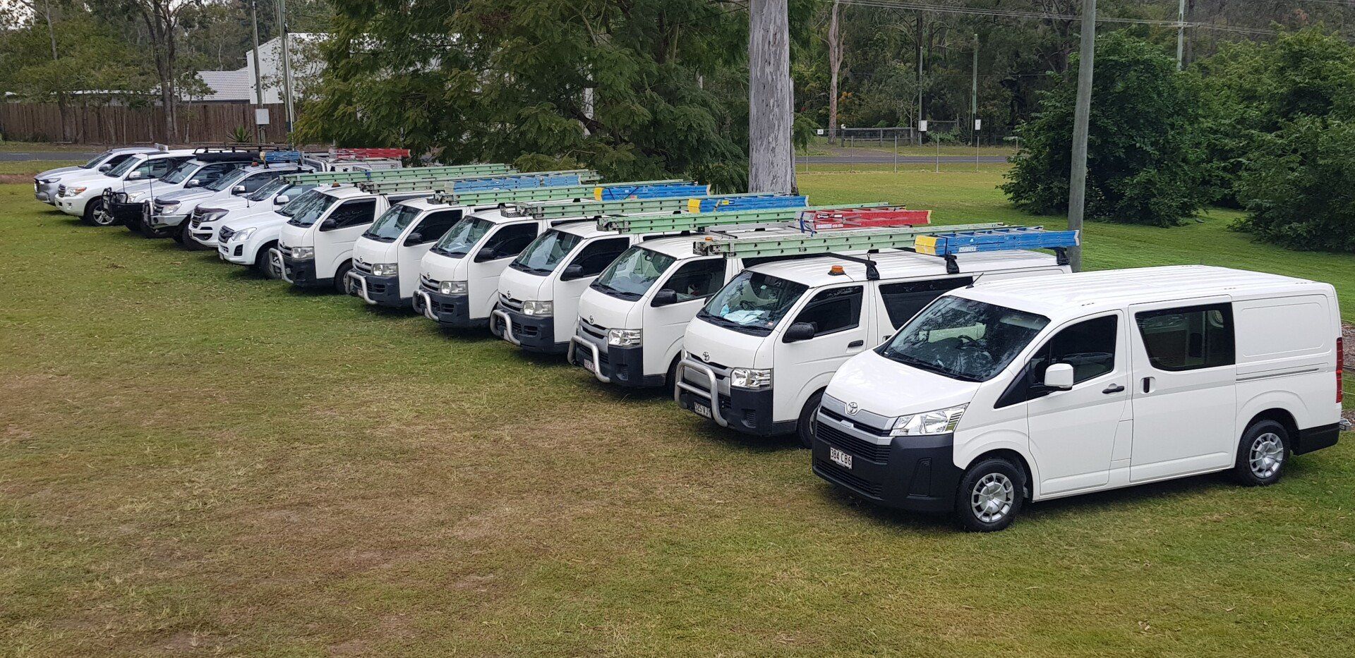 Electrician Working At Distribution Board — Ipswich QLD — Enever Electrical Pty Ltd