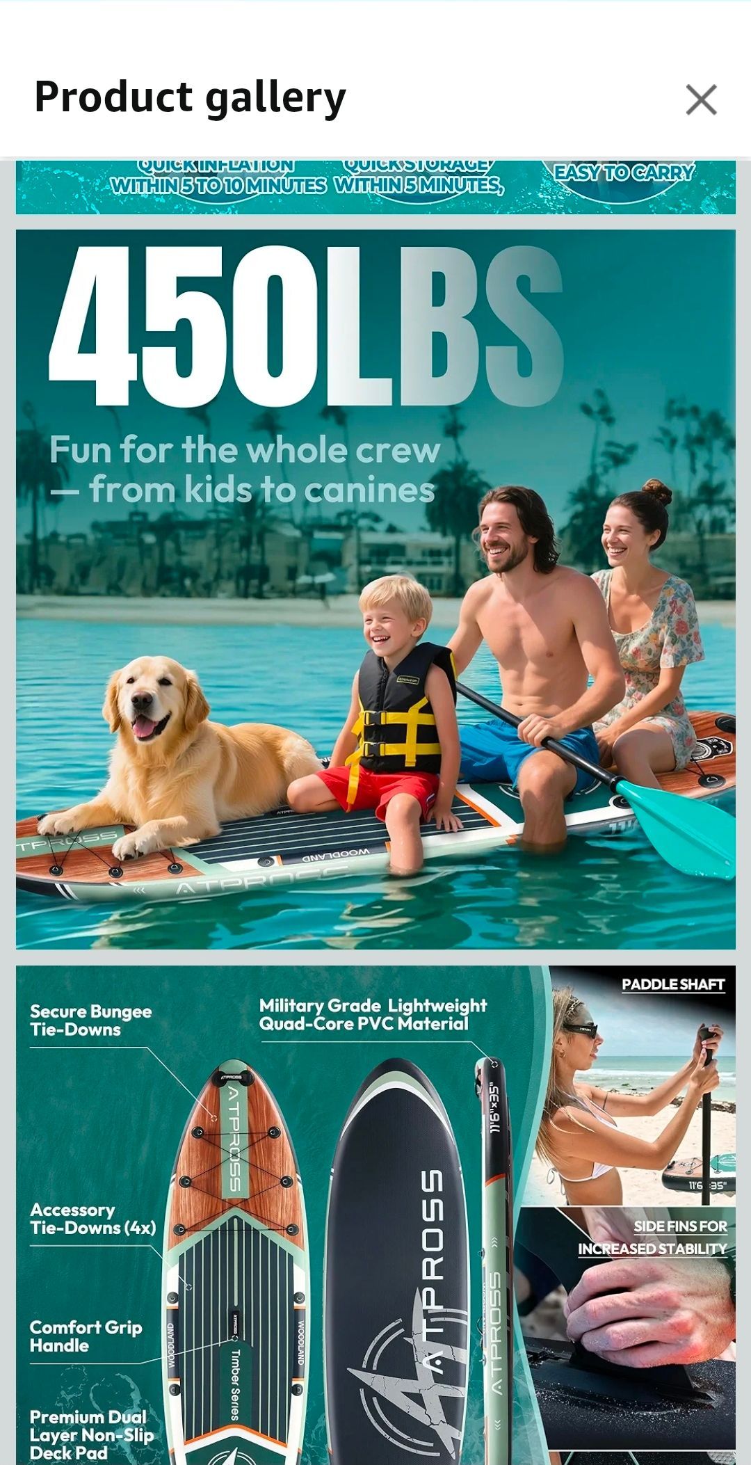 Paddleboard 1pc - Two Day Rental