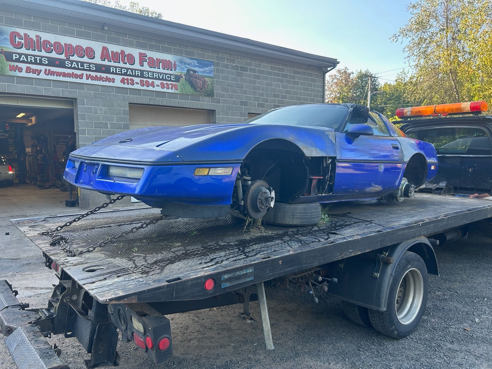 Car Lifting — Chicopee, MA — Chicopee Auto Farm