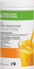 Envase de mezcla para batido nutricional Herbalife Nutrition sabor vainilla francesa.