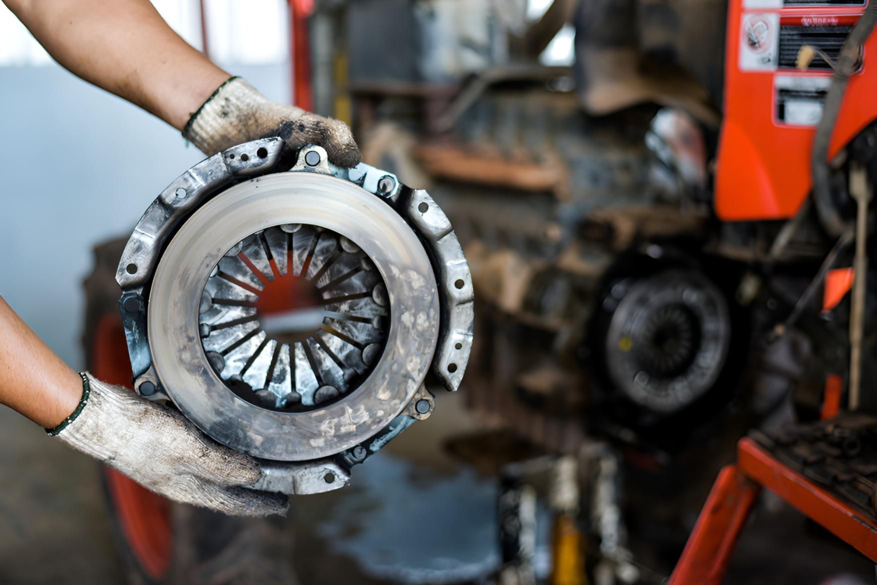 A Person Is Holding A Clutch Cover In Their Hands — Stanger Automatics In Ballina, NSW