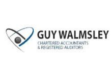 The logo for guy walmsley chartered accountants and registered auditors.