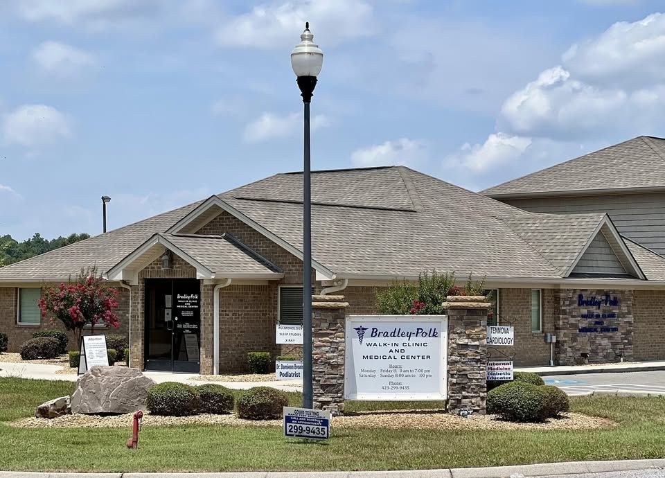 A building with a sign that says timothy on it