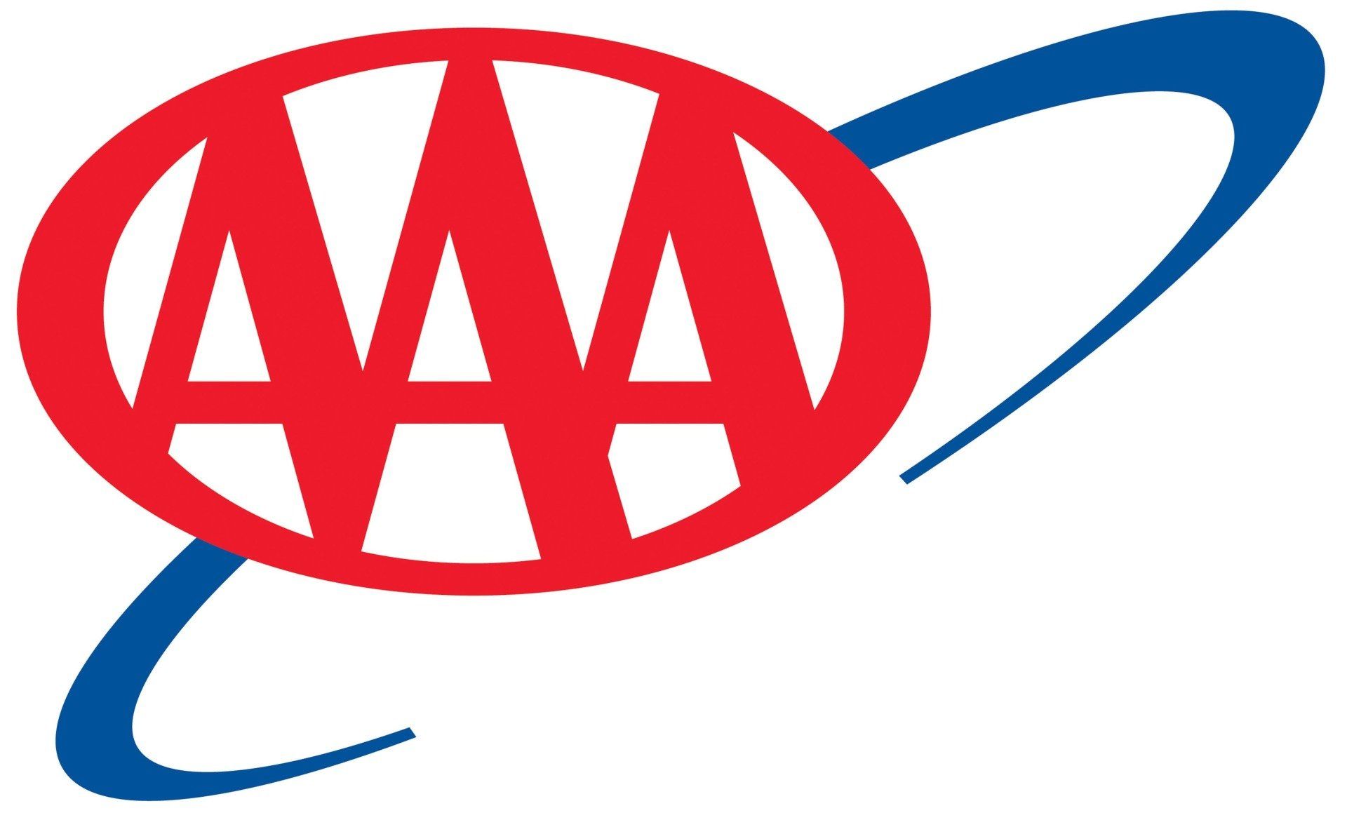 AAA logo: Red oval with white 