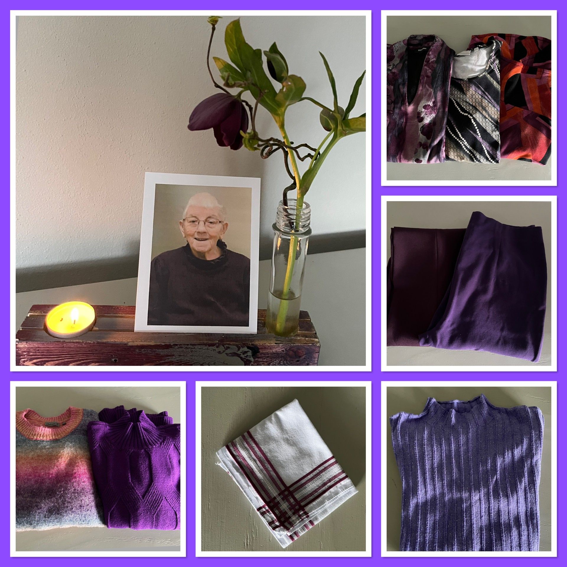 kleding van een oma die overleden is van deze kleren is een tastbare herinnering gemaakt in atelier Biezonder