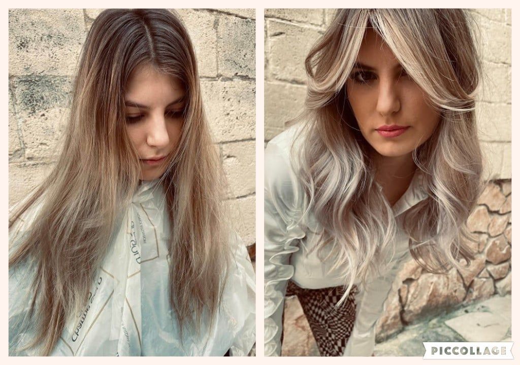 prima e dopo colore
