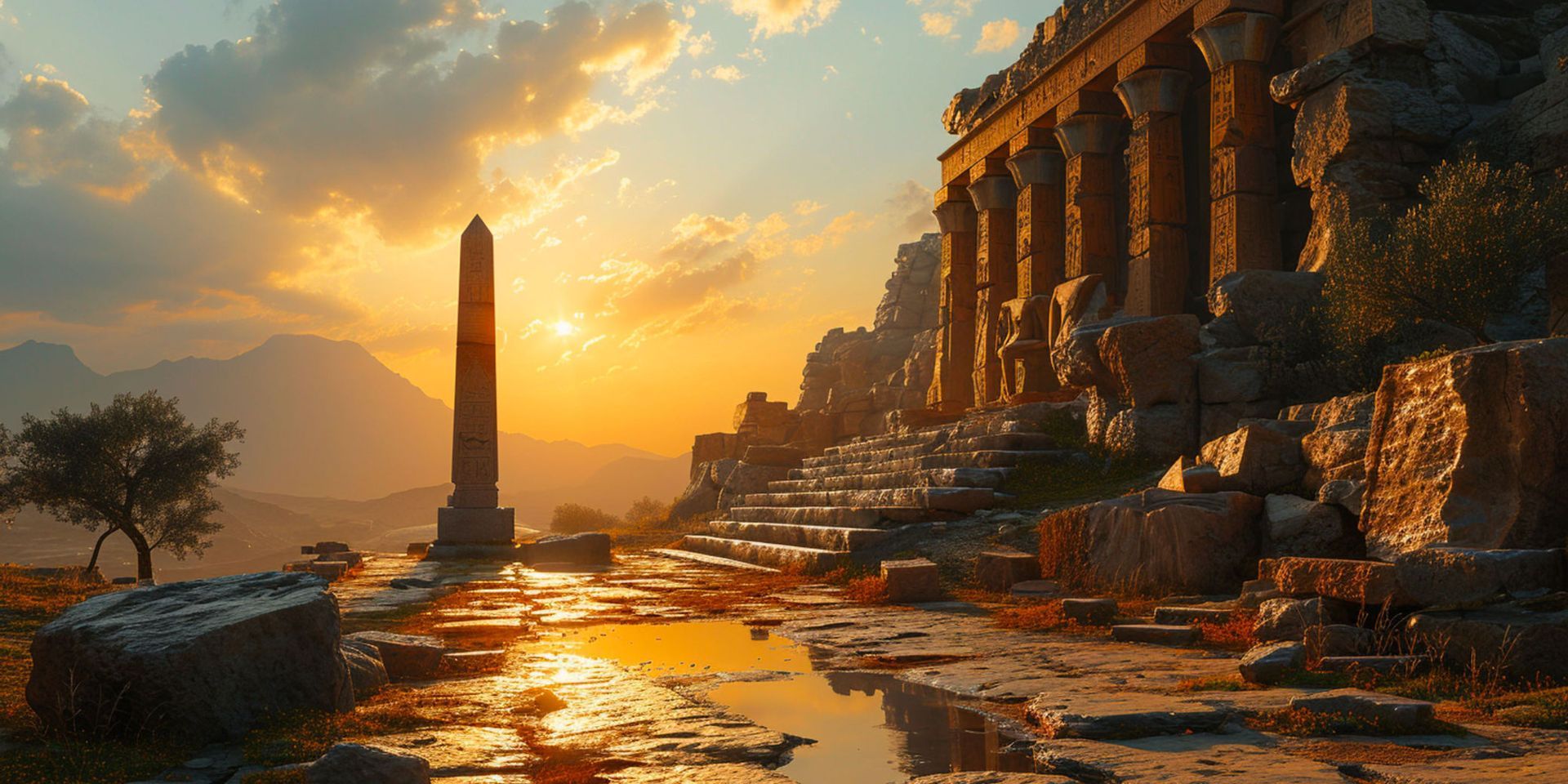 The Obelisk started in Kemet.