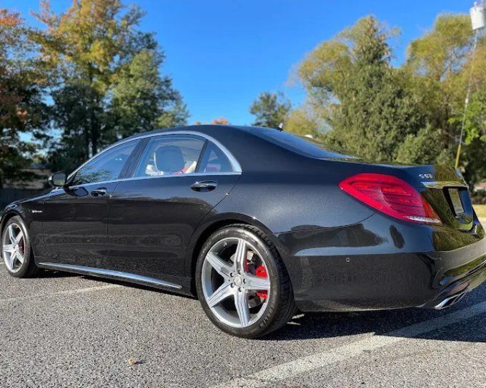 Mercedes-Benz S63 AMG with a shine of a professional vs. DIY ceramic coating result