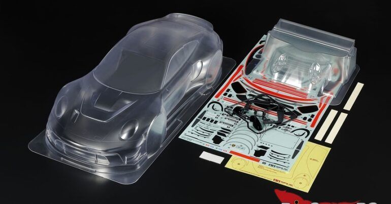 Tamiya TT-02 1/10 Porsche 911 GT3 R Touring Car Body Set (Clear)