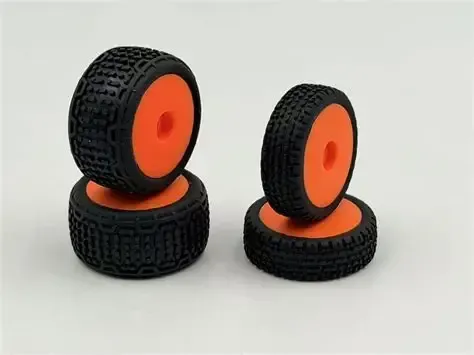HBP FRONT/REAR TIRE (ORANGE)