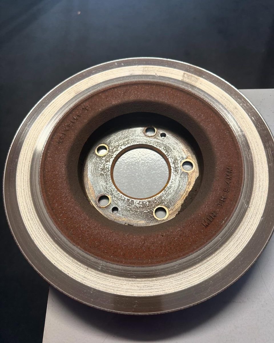 A Close Up of a Brake Disc on a Table — Varsity Lakes Mechanical Repairs In Varsity Lakes, QLD