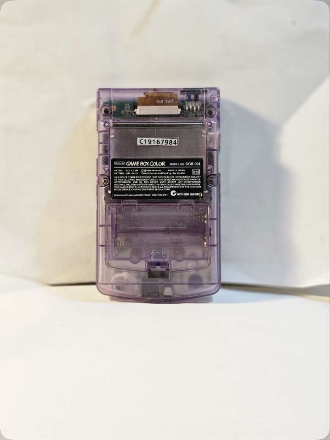 ColorCore Retro Refurbished Atomic Purple GBC-Original Shell, Backlit IPS Screen & Audio Upgrade | COLORCORE RETRO