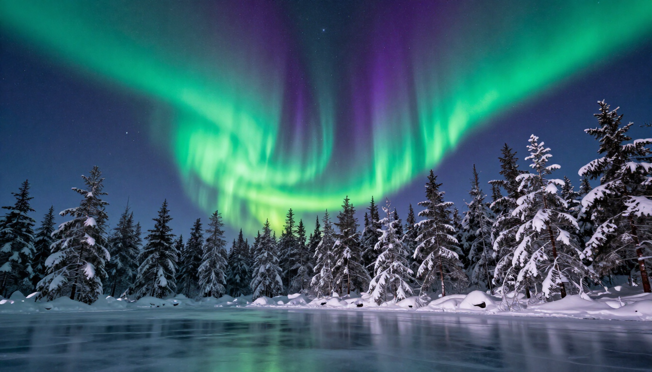 Northern Lights over Lapland