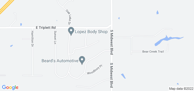 Map of business location