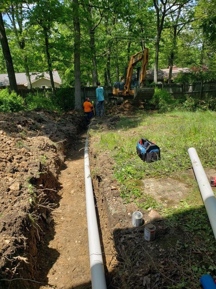 White Pipe Installing – Cumberland, MD – Potomac Plumbing