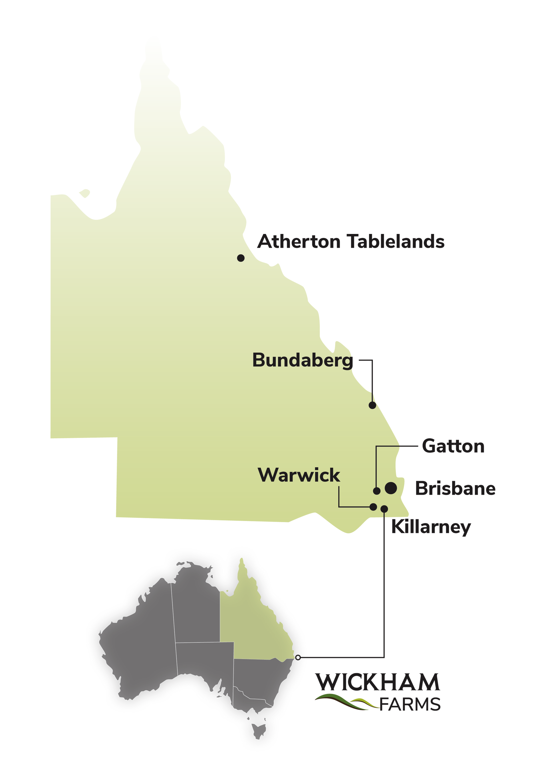 Wickham Farms locations map