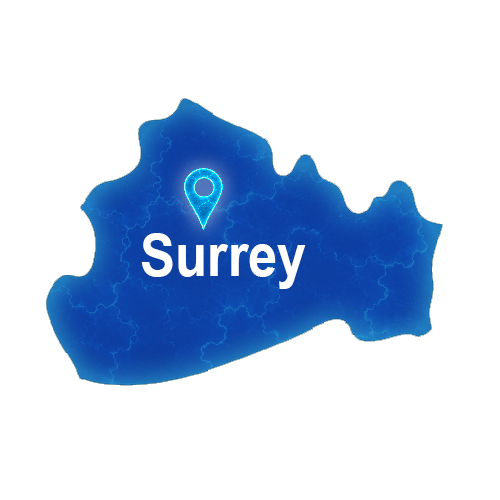 Areas We Cover Across Surrey