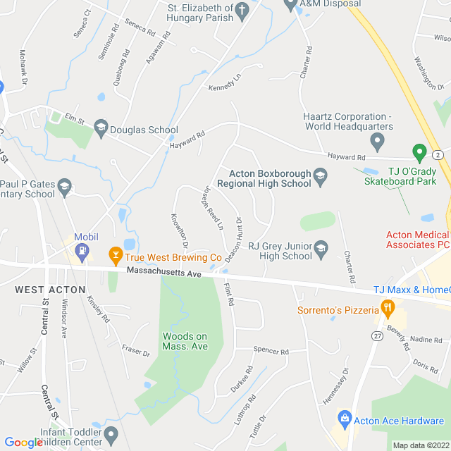 Map of business location