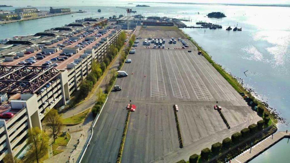Parkeren Camper Venetie