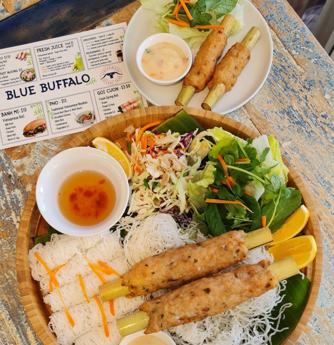 Lunch with Vegetables on Side — Blue Buffalo Café in Laurieton NSW