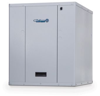 A large white box is sitting on top of a white surface.