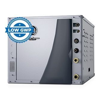 A picture of a low gwp water heater on a white background.