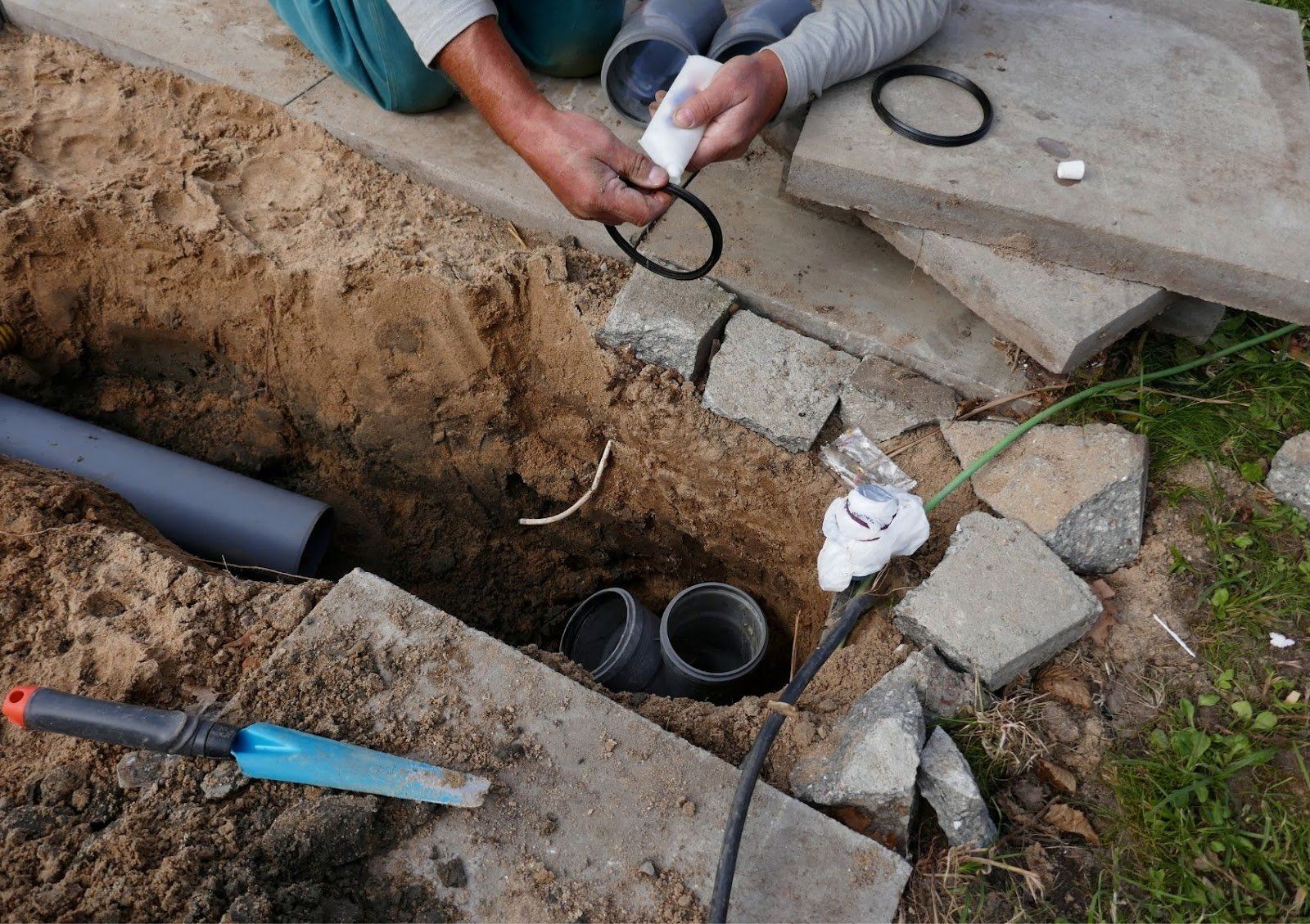 un systeme de drainage de terrain laurentides qc