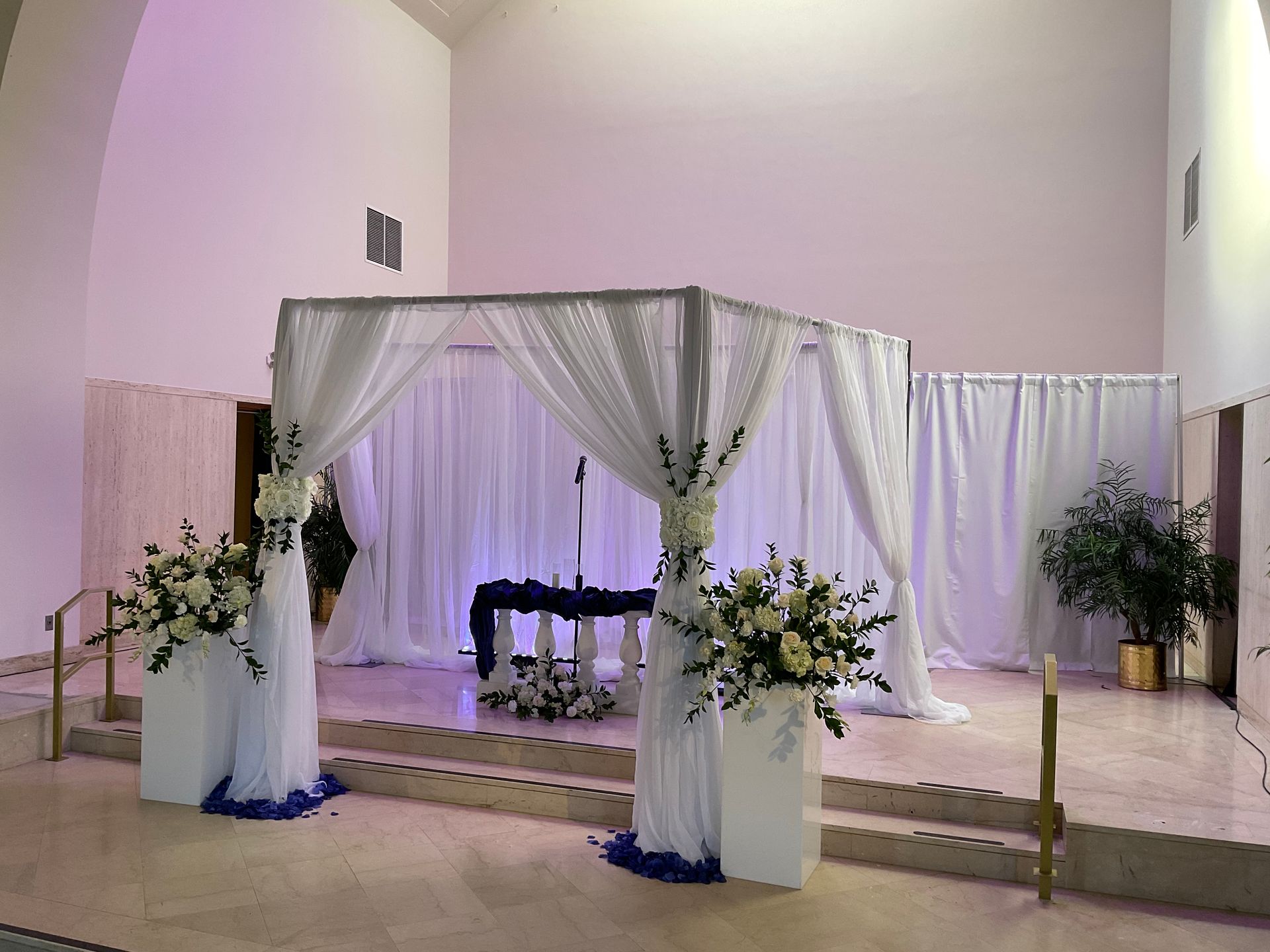 The Grand Hall at Collingwood Center, Campbell, OH 44405 Catering Formal Wedding Ceremony