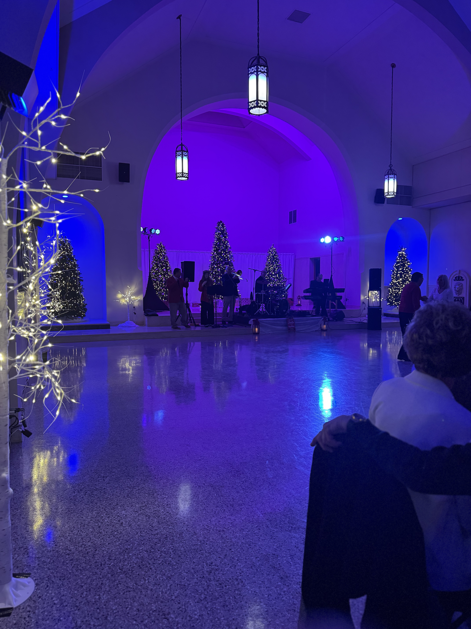 The Grand Hall at Collingwood Center, Campbell, OH 44405 Catering Stage For Entertainment