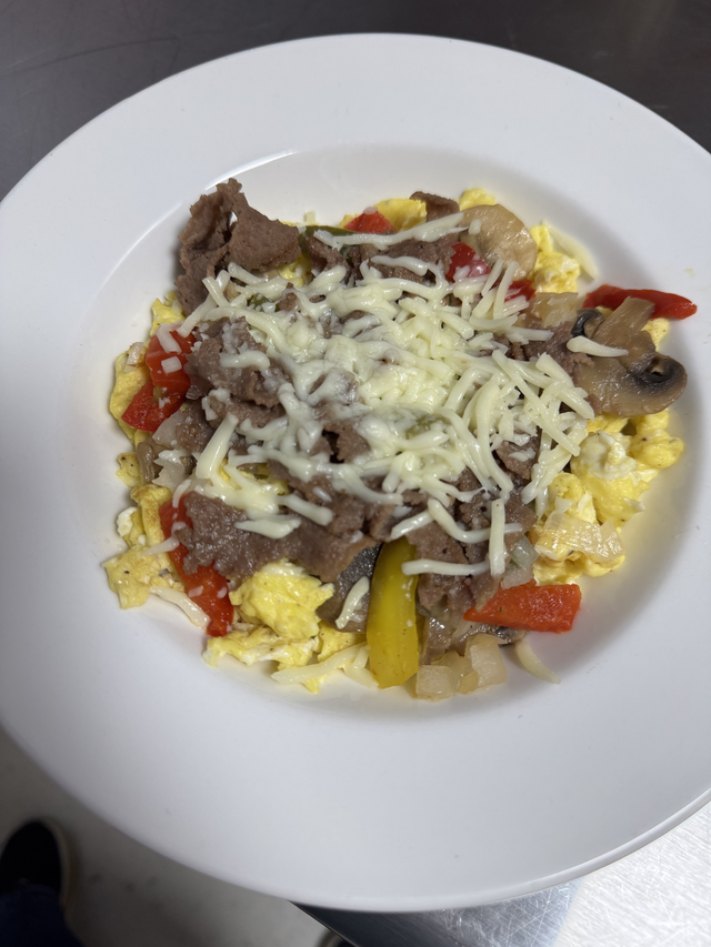 Brakfast eggs delivery in Youngstown, Campbell Ohio scrambell good