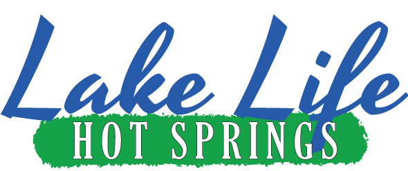 logo for lake life hot springs