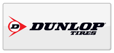 the dunlop tires logo is on a white background .