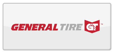the general tire logo is on a white background .