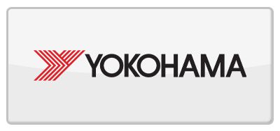 the yokohama logo is on a white background .
