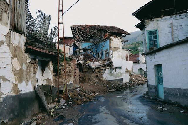 destroyed homes