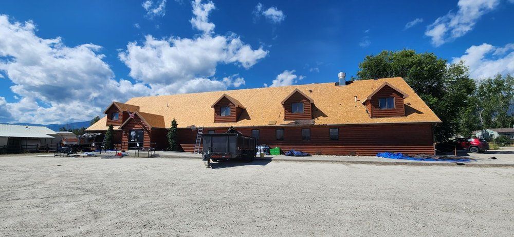 Large House with Wooden Roof | Victor, MT | Double L Roofing 