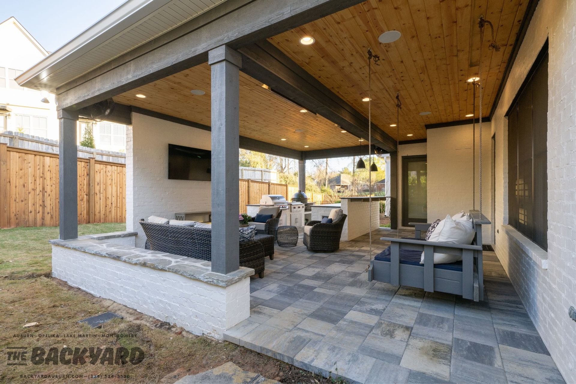 Attached Structures | Covered Patios | The Backyard Auburn Lake Martin
