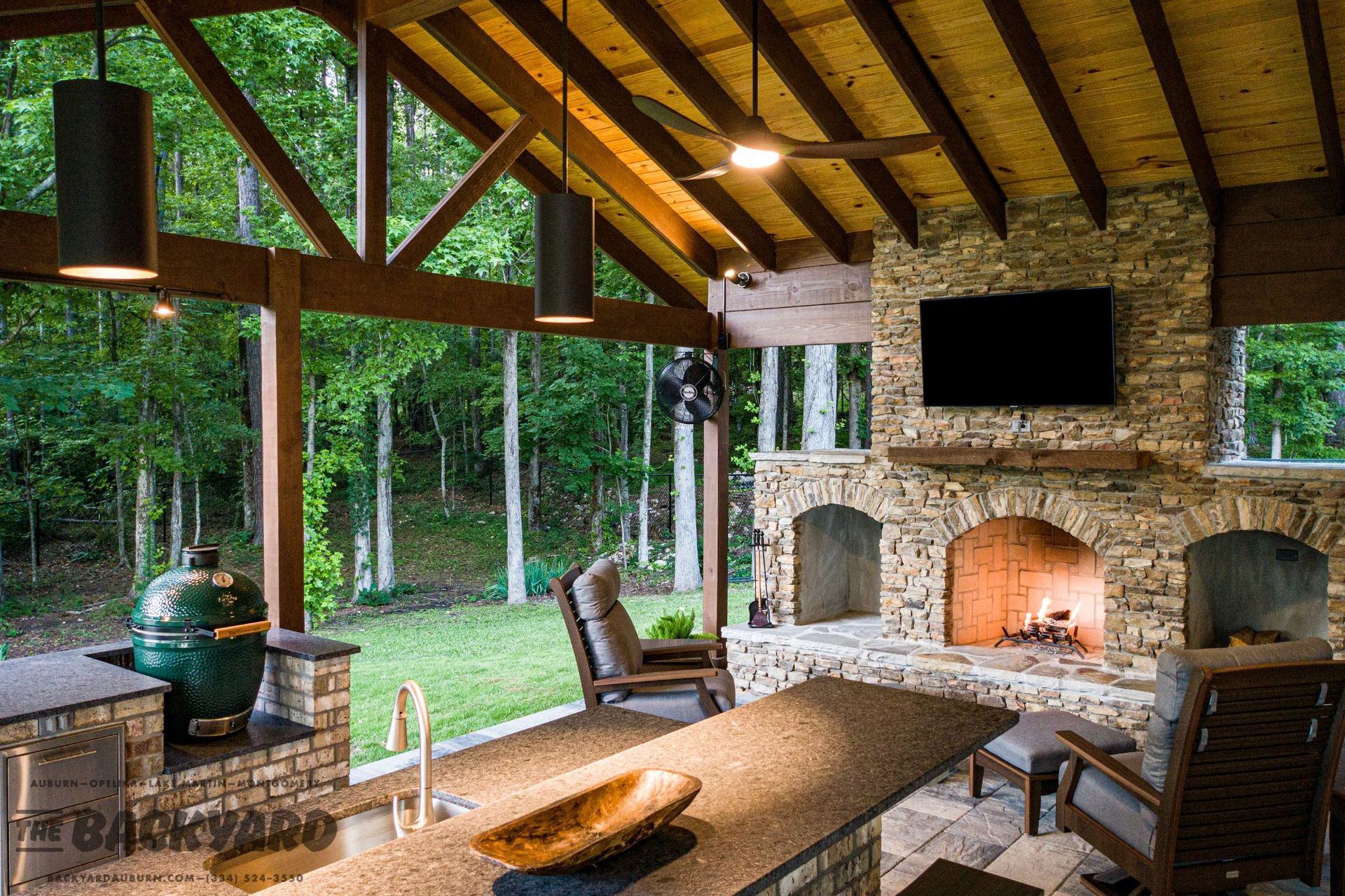 Attached Structures | Covered Patios | The Backyard Auburn Lake Martin