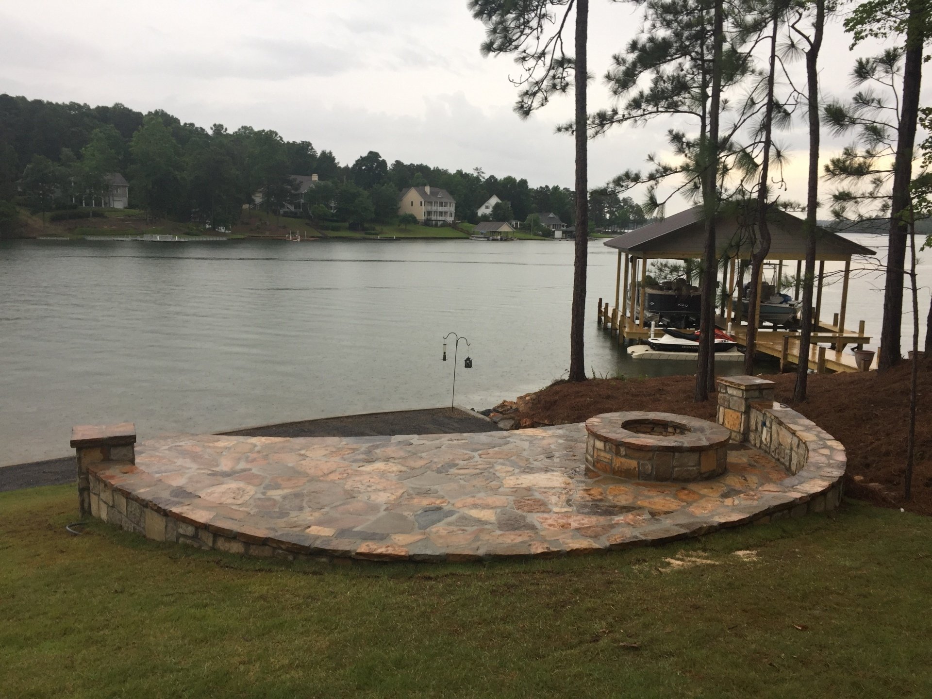 Fire Pit Design Construction | The Backyard Auburn Lake Martin Opelika
