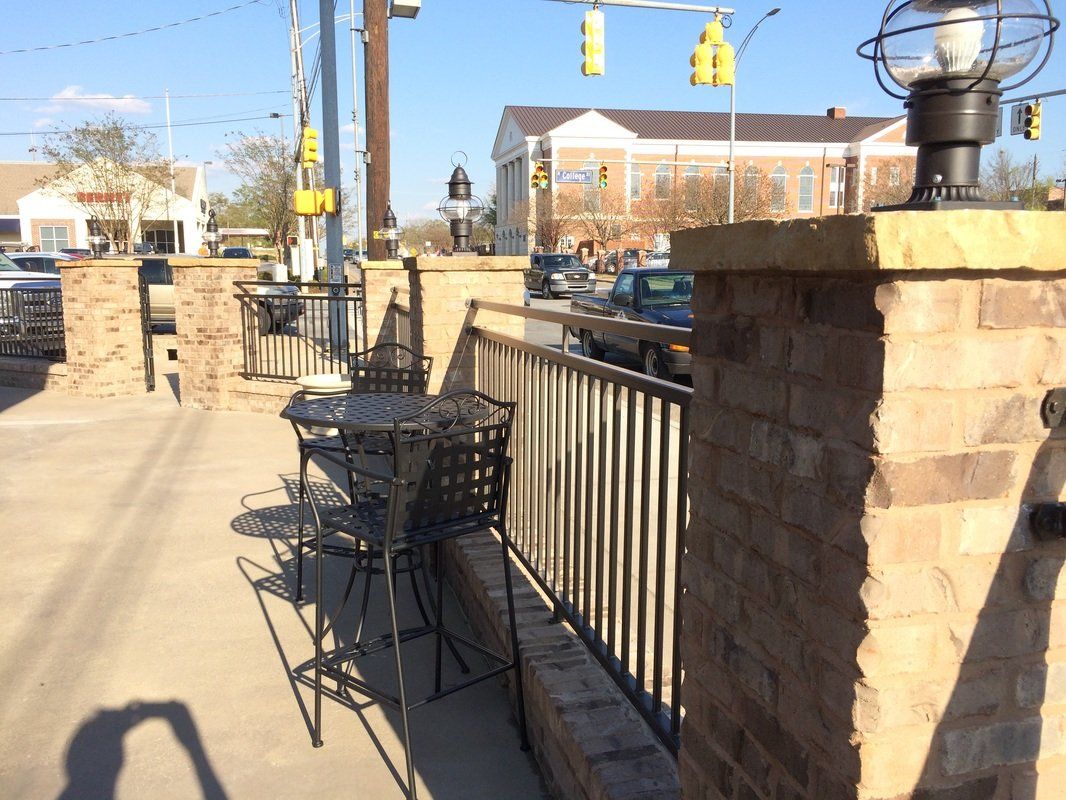 Sports bars in Auburn with outdoor fireplace