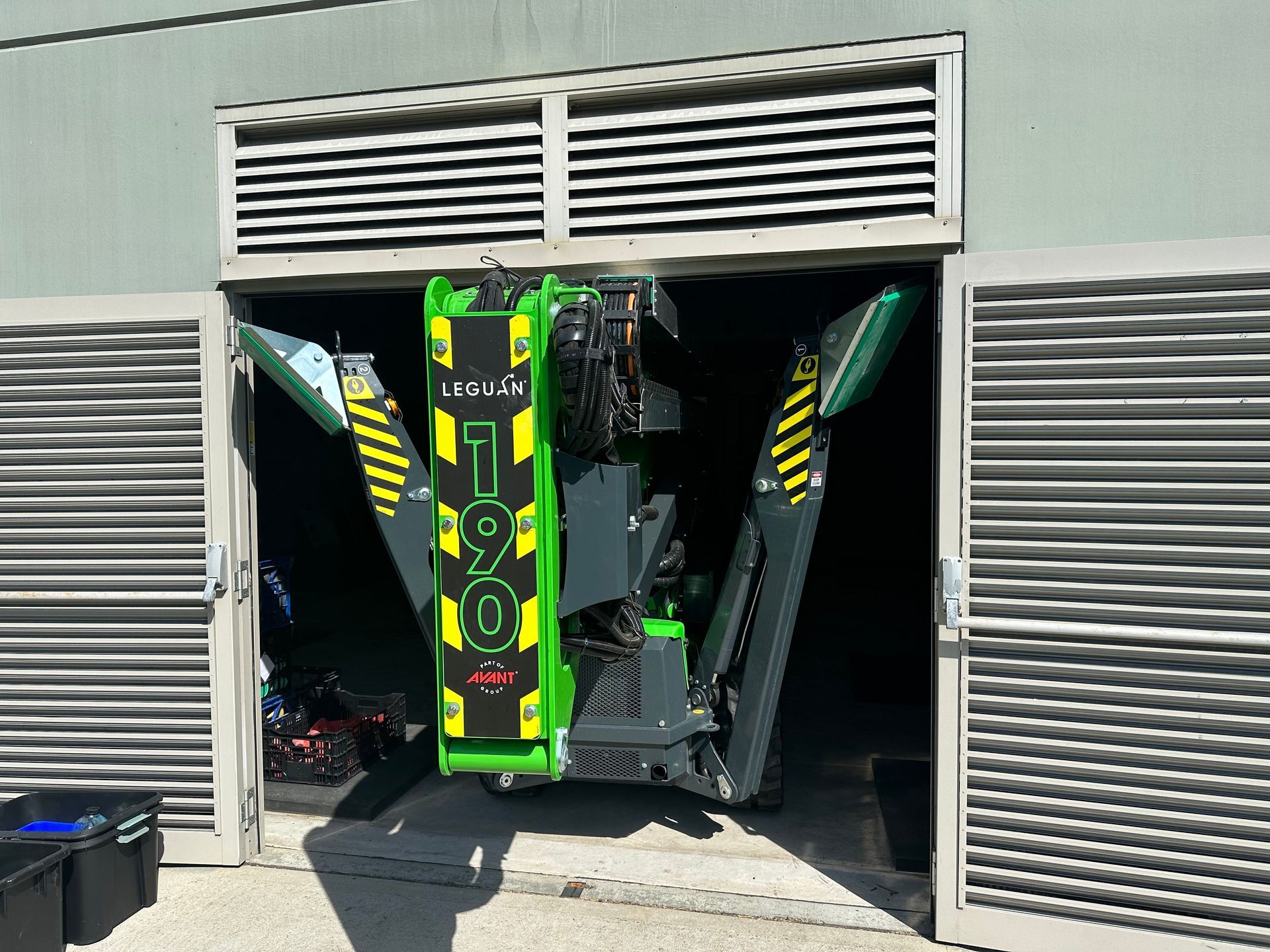 A Spiderlift In A Door Way — High Work Services in Hunter Valley, NSW
