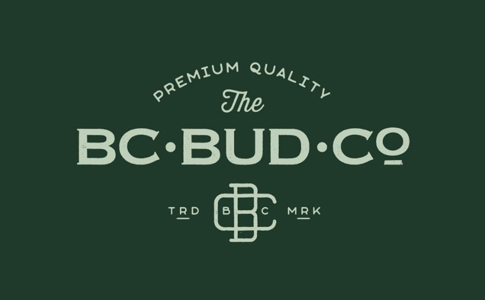 The bc bud co logo is on a green background.