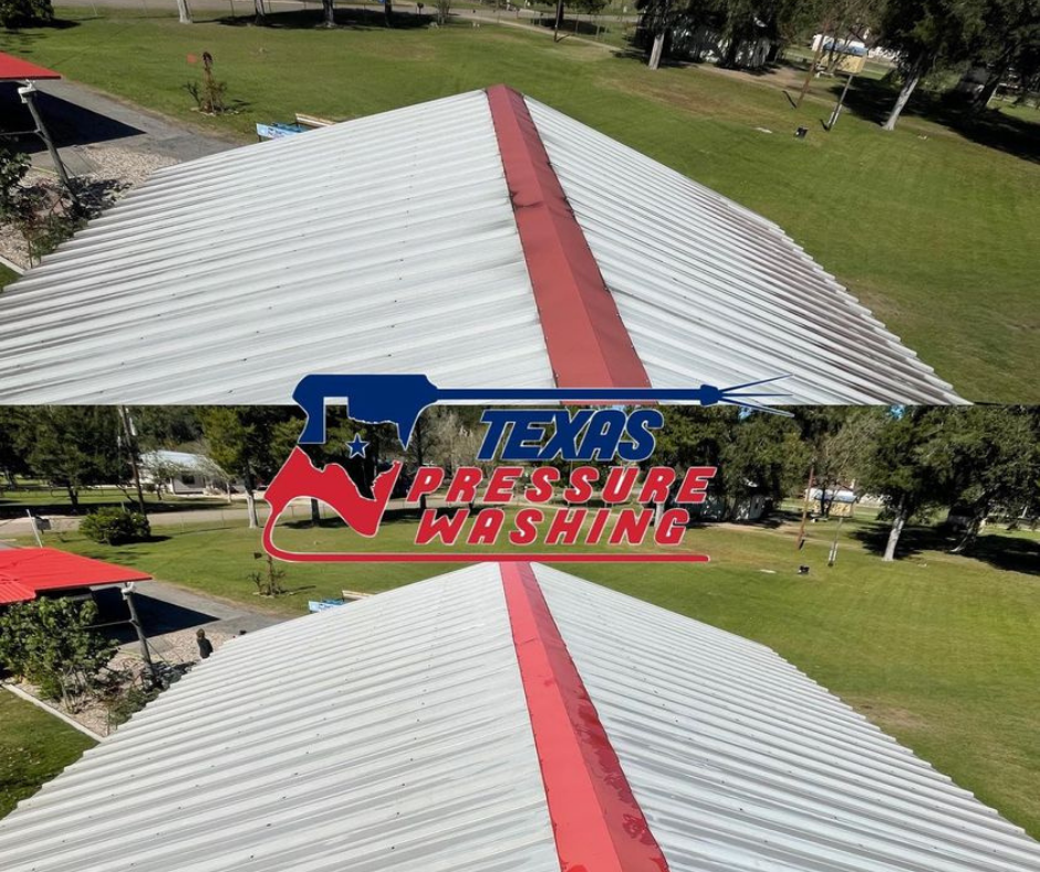 Metal Roof Cleaning Roof Cleaning Service Near Houston Texas