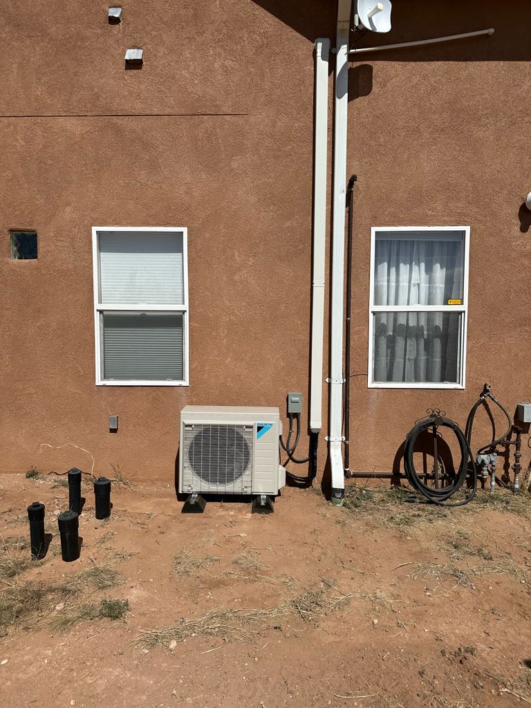 An AC installation in Albuquerque, NM by Air Quality Pros