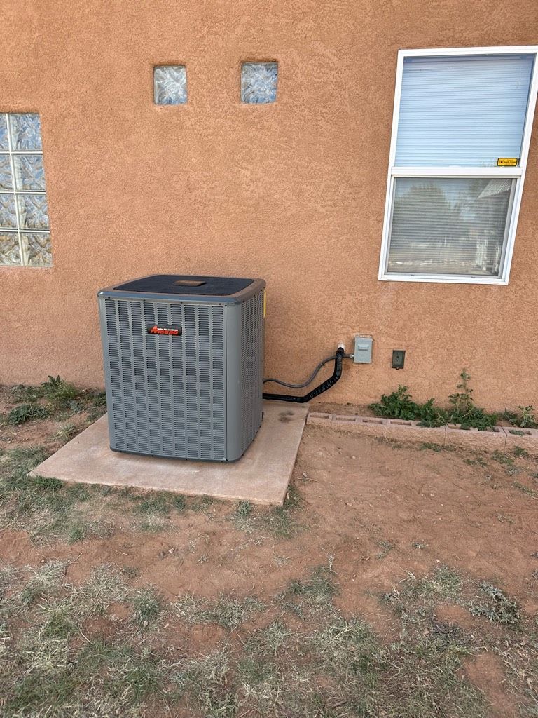 An AC installation in Albuquerque, NM by Air Quality Pros