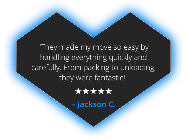 Heart-shaped quote box with blue outline. Text: 